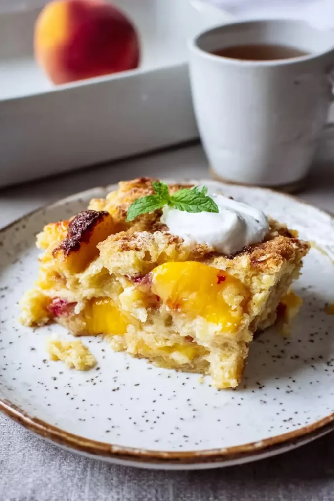 Peach Breakfast Bake
