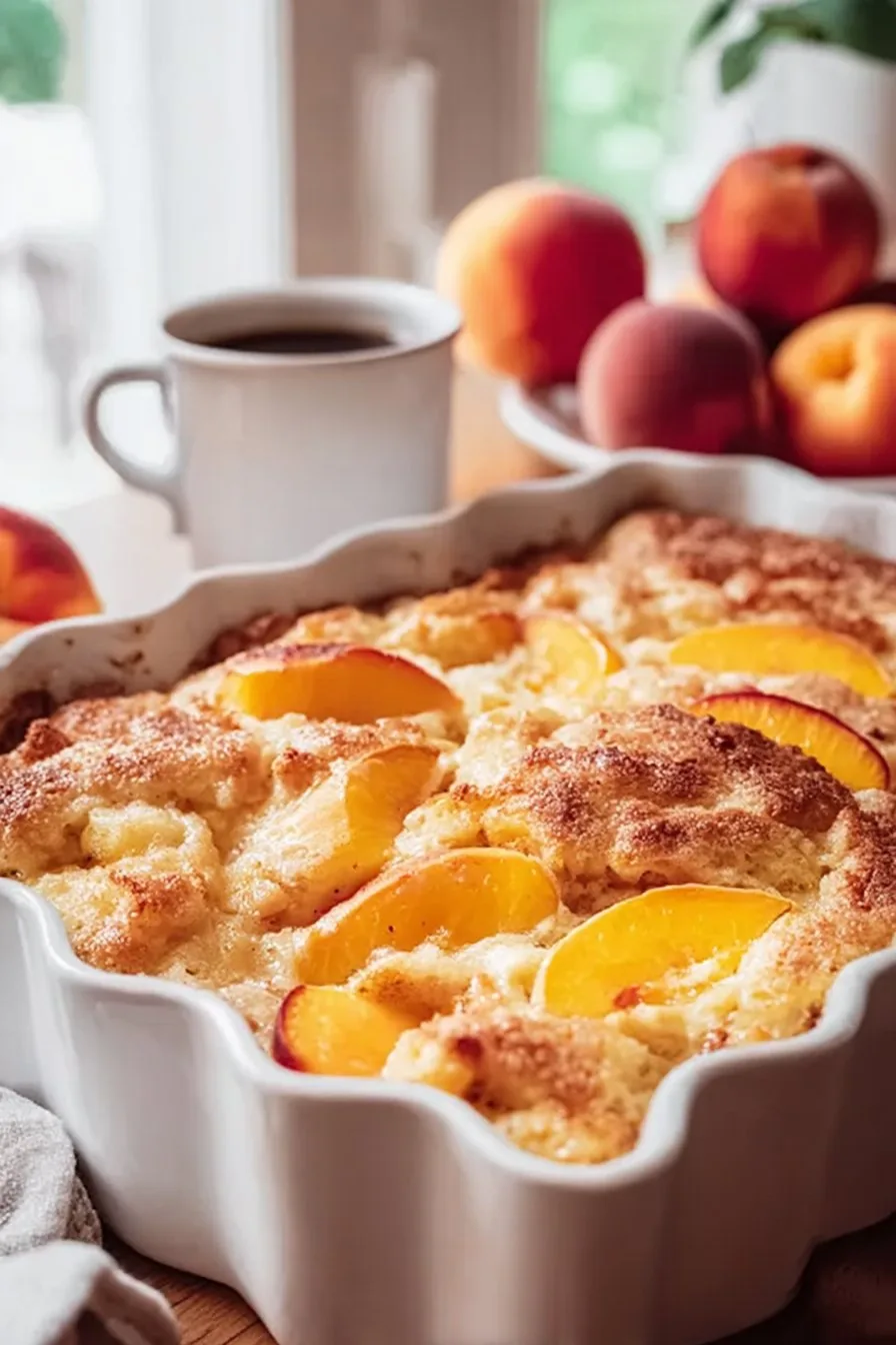 Peach Breakfast Bake