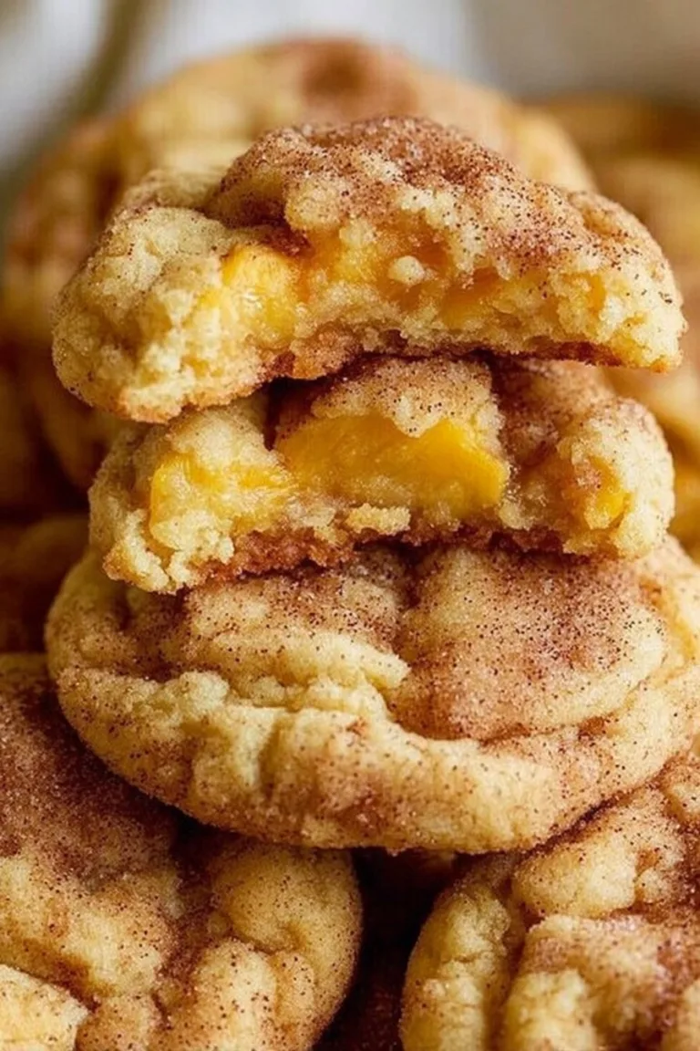 Peach Cobbler Cookies