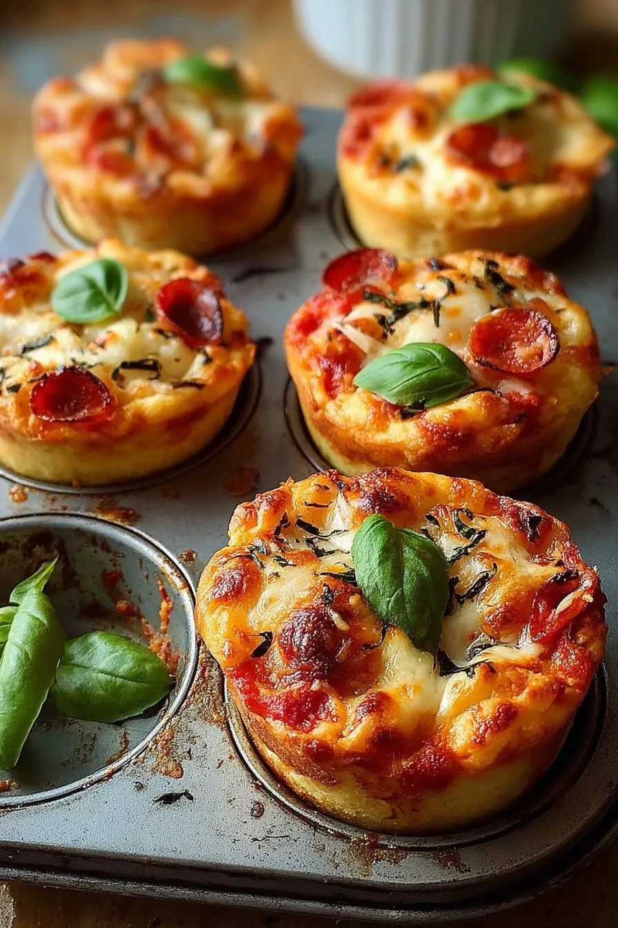 Pizza Muffins for Happy Kids