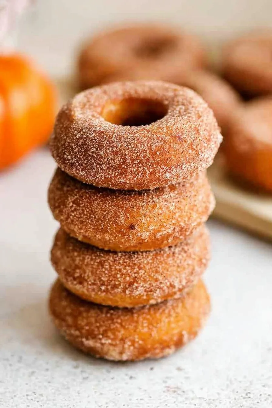 Pumpkin Spice Baked Donuts
