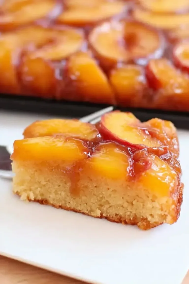 Peach Upside-Down Cake
