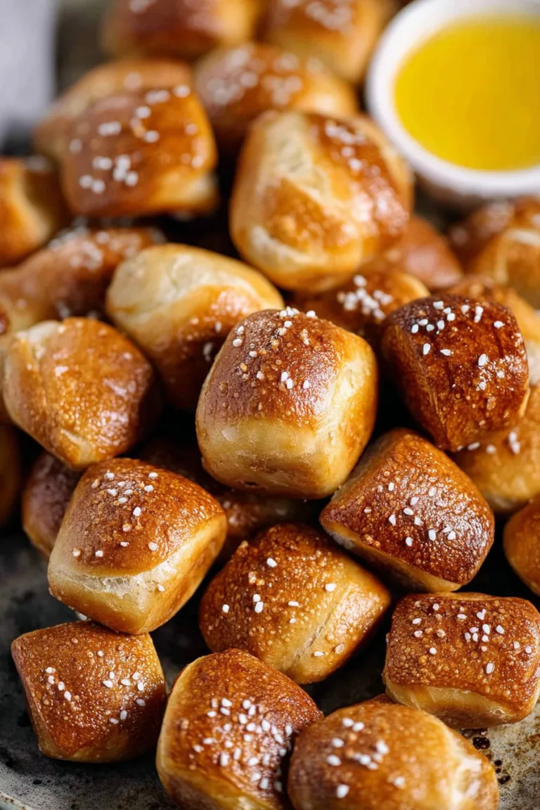 Sourdough Discard Pretzel Bites