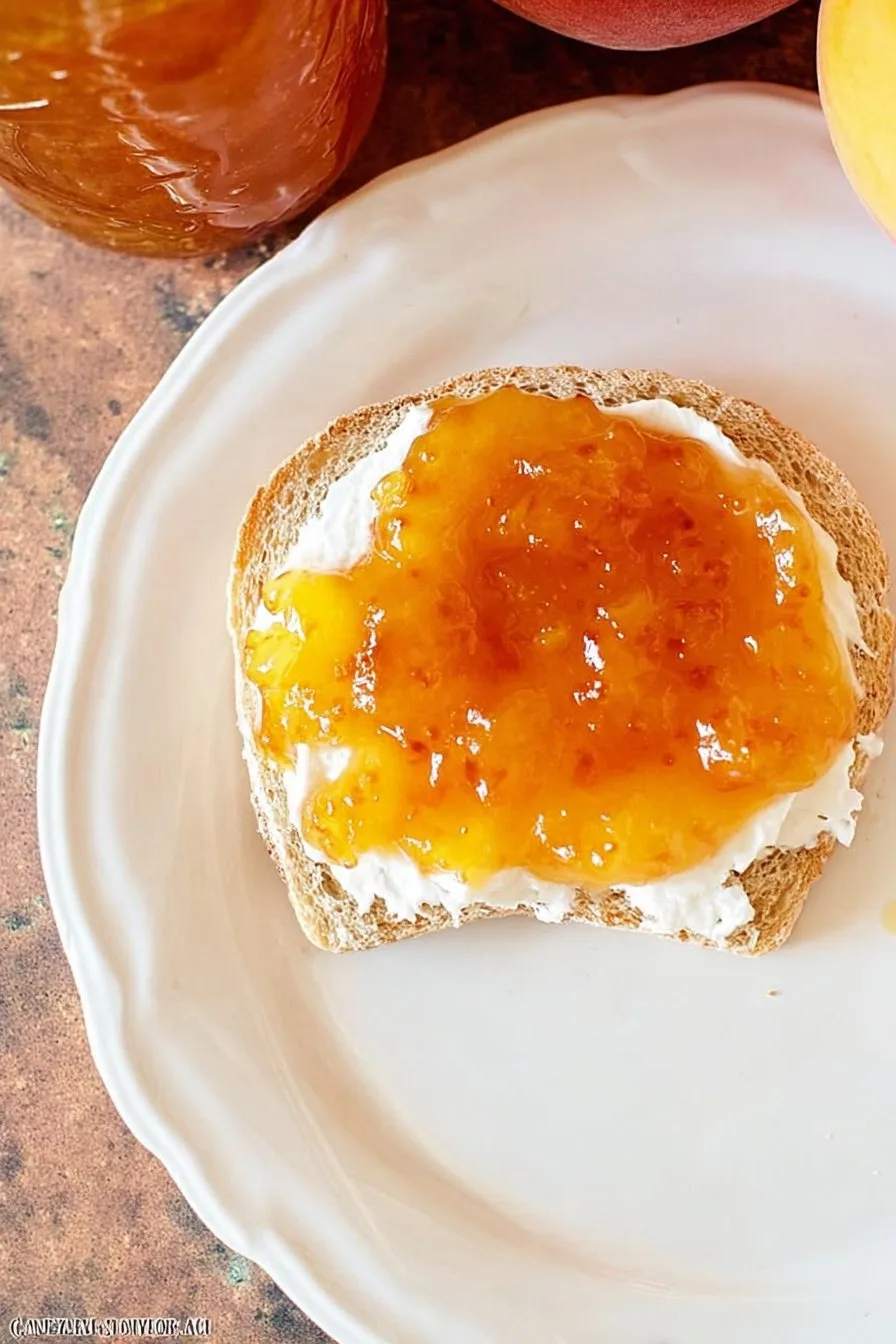 3 Ingredient Homemade Peach Jam