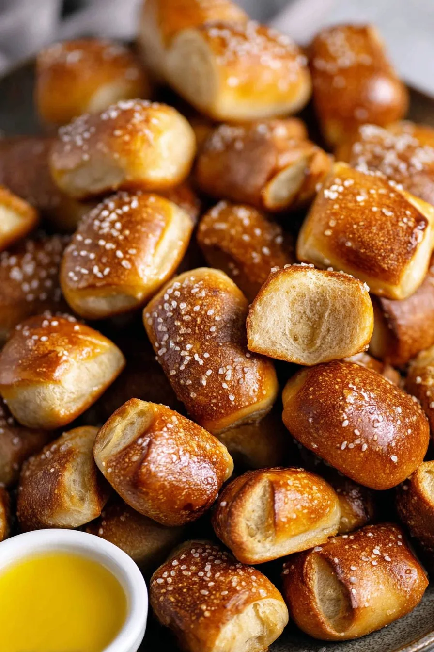 Sourdough Discard Pretzel Bites