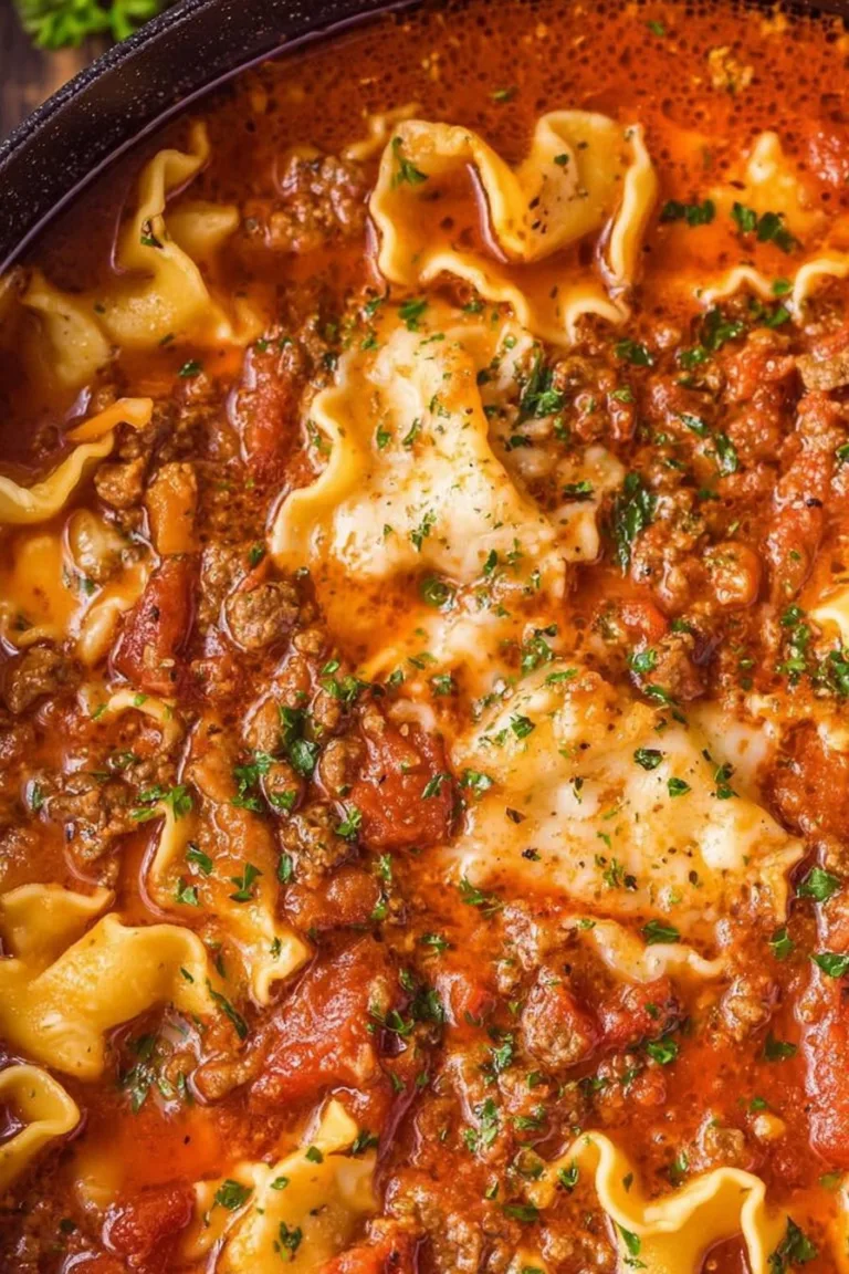 Slow Cooker Lasagna Soup