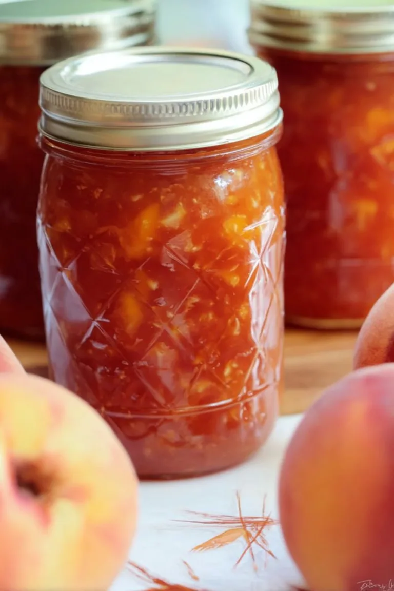 SPICED PEACH JAM