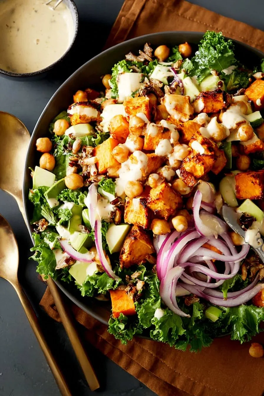 Sweet Potato Salad with Chickpeas