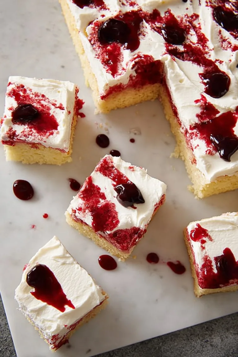 Vampire Poke Cake