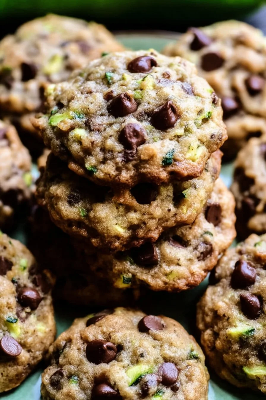 Zucchini Chocolate Chip Cookies