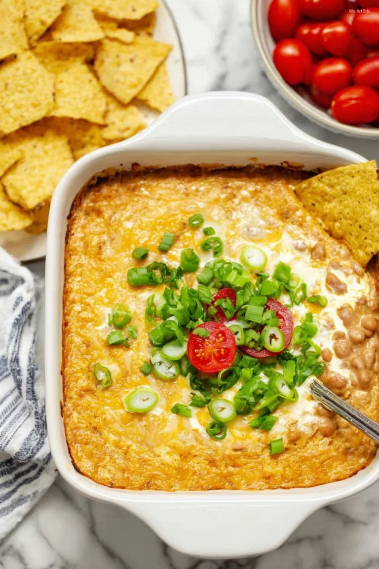 Cheesy Bean Dip Recipe