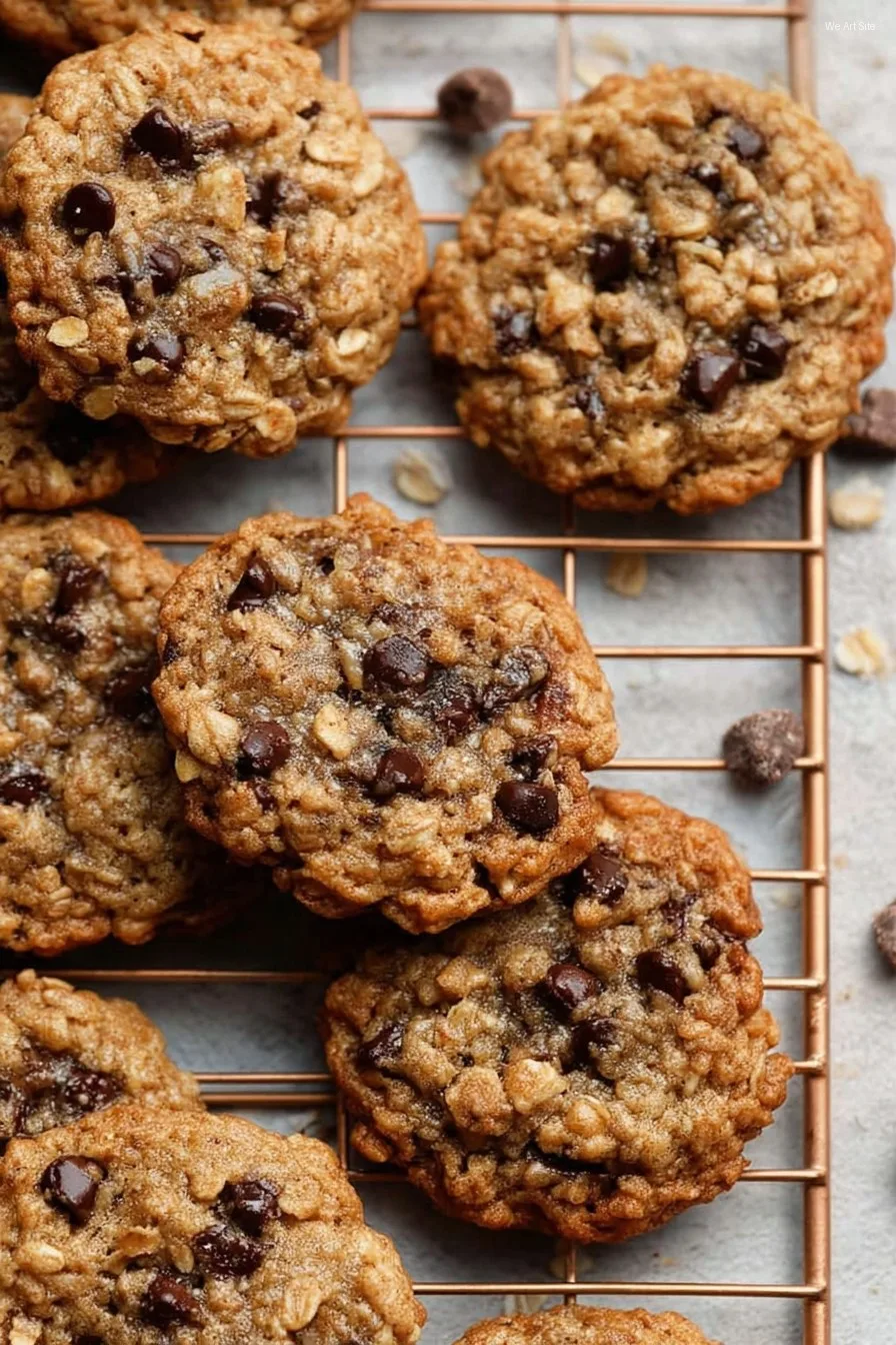 Chewy Oatmeal Chocolate Chip Cookies
