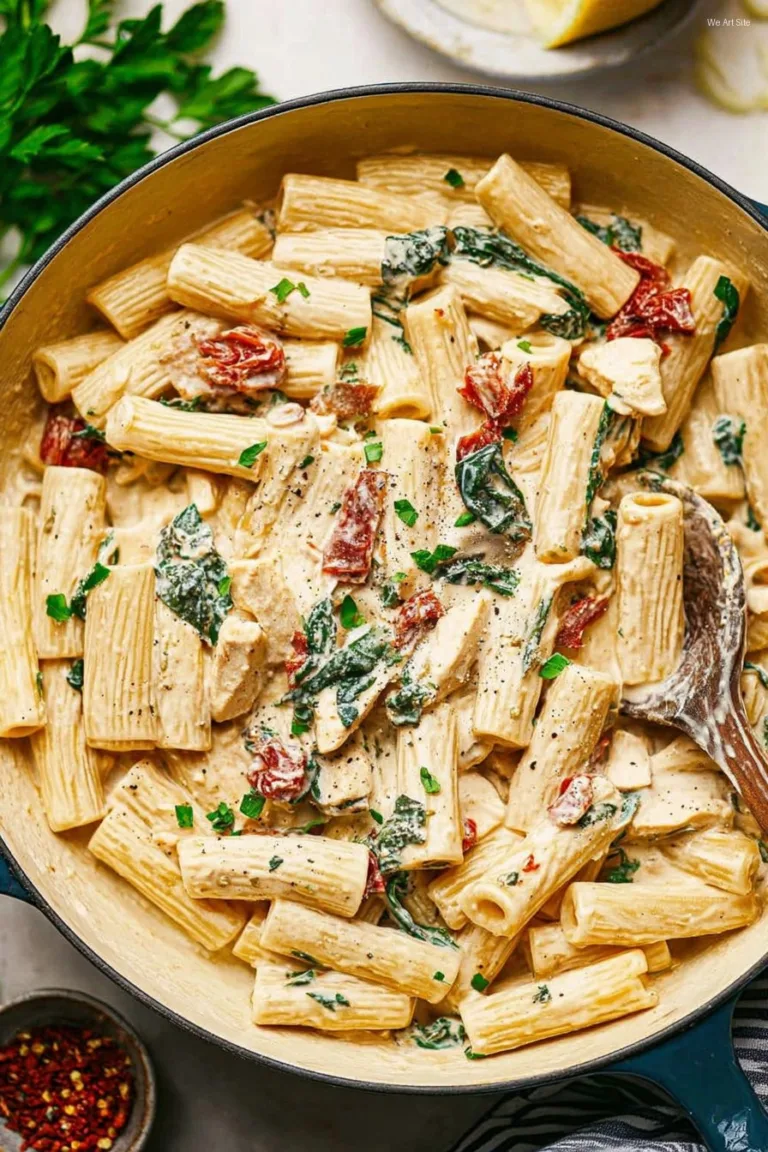 Creamy Tuscan Chicken Pasta Recipe