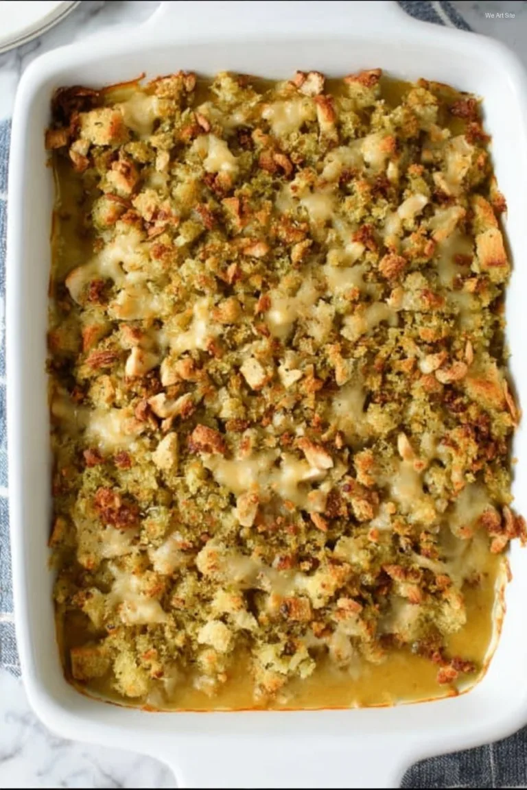 Easy Chicken Stuffing Bake