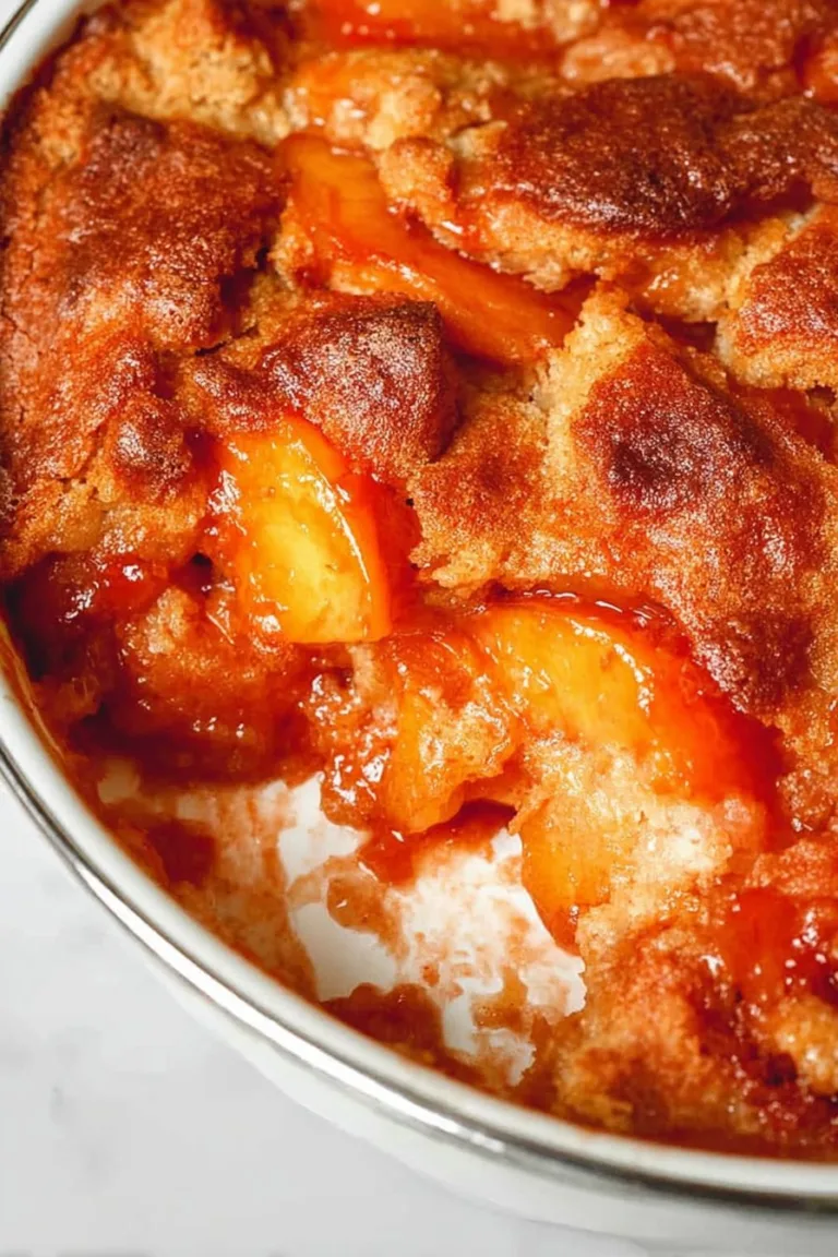 Fresh and Easy Peach Cobbler
