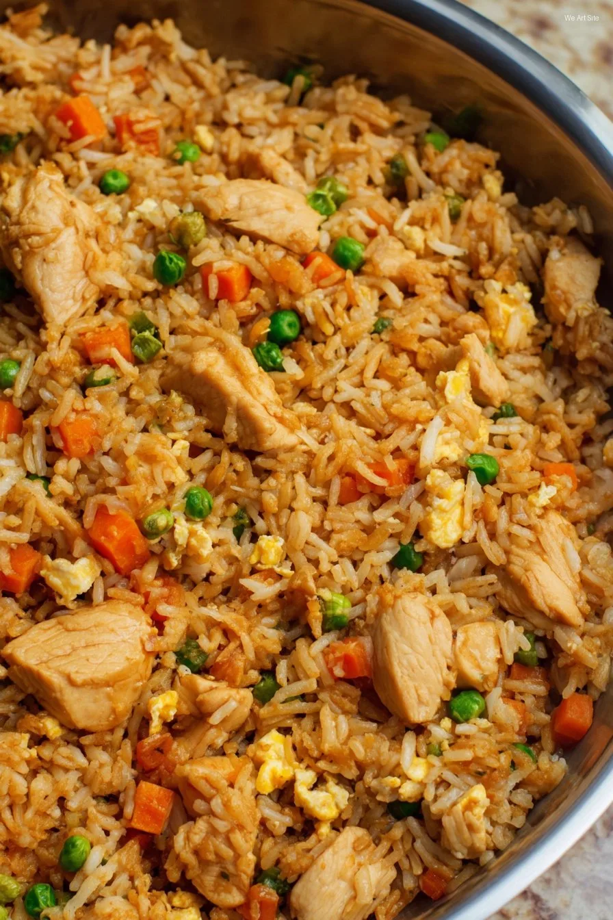 Garlic Butter Chicken Fried Rice