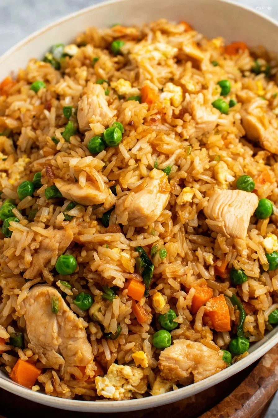Garlic Butter Chicken Fried Rice