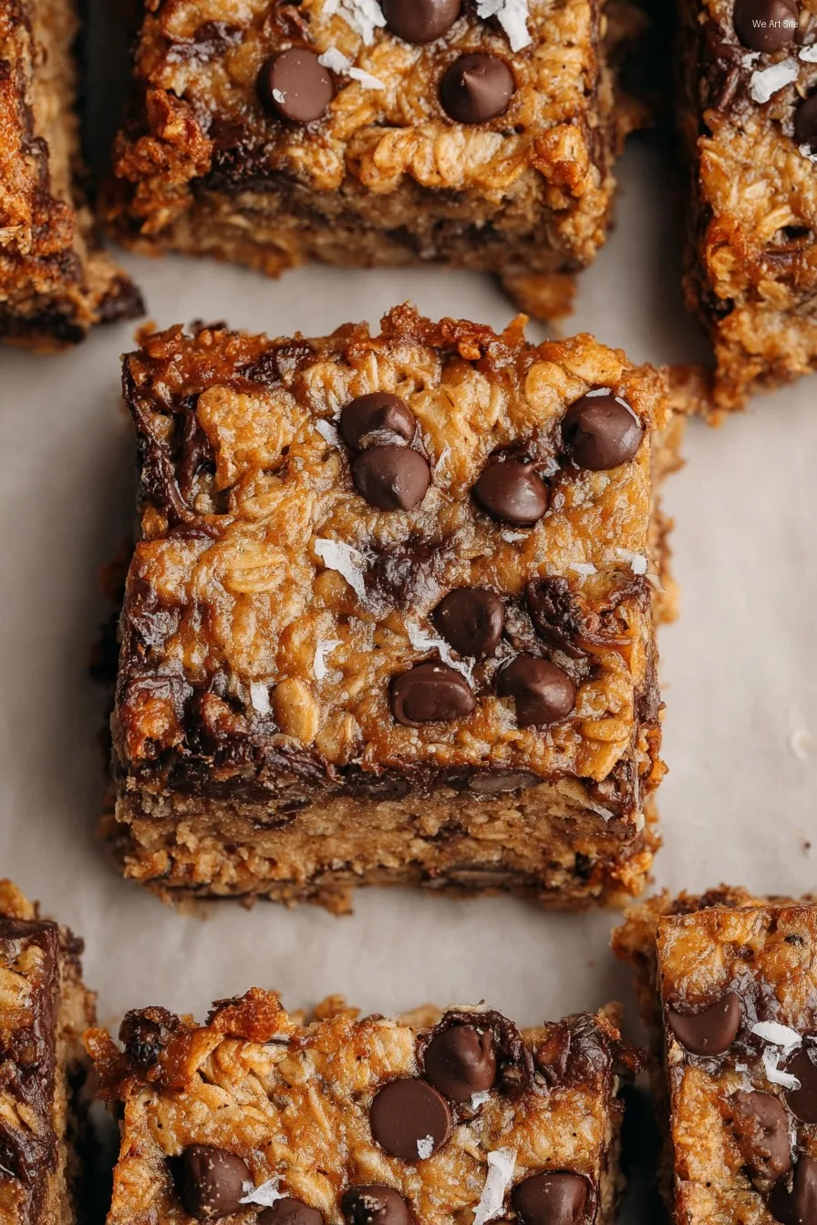 Healthy Chocolate Chip Oatmeal Bars