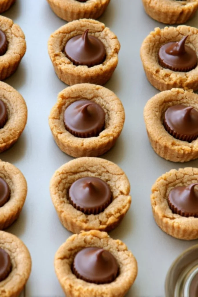 Mini Peanut Butter Cup Cookies