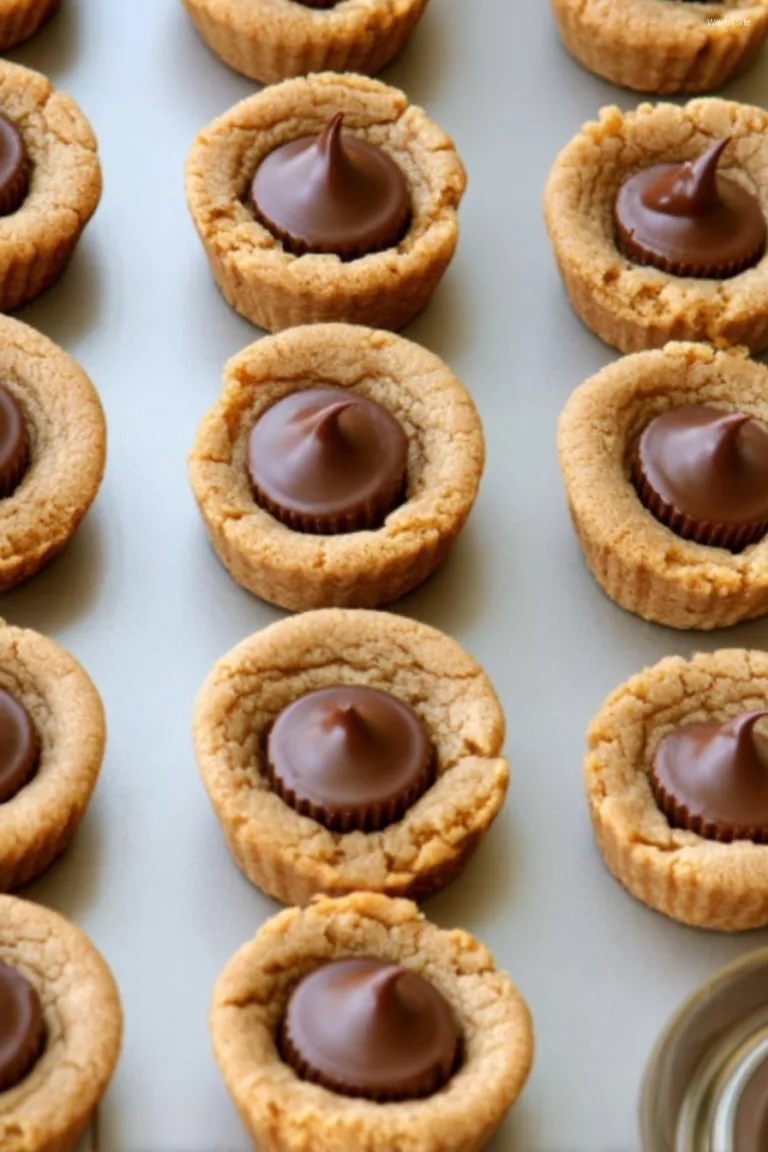 Mini Peanut Butter Cup Cookies