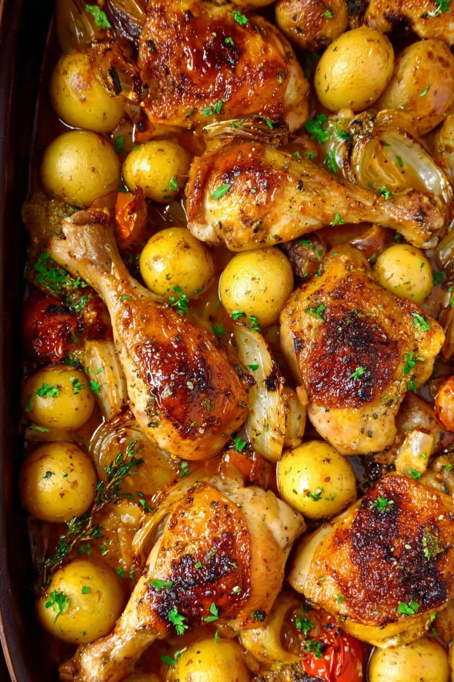 One Pan Chicken And Potatoes