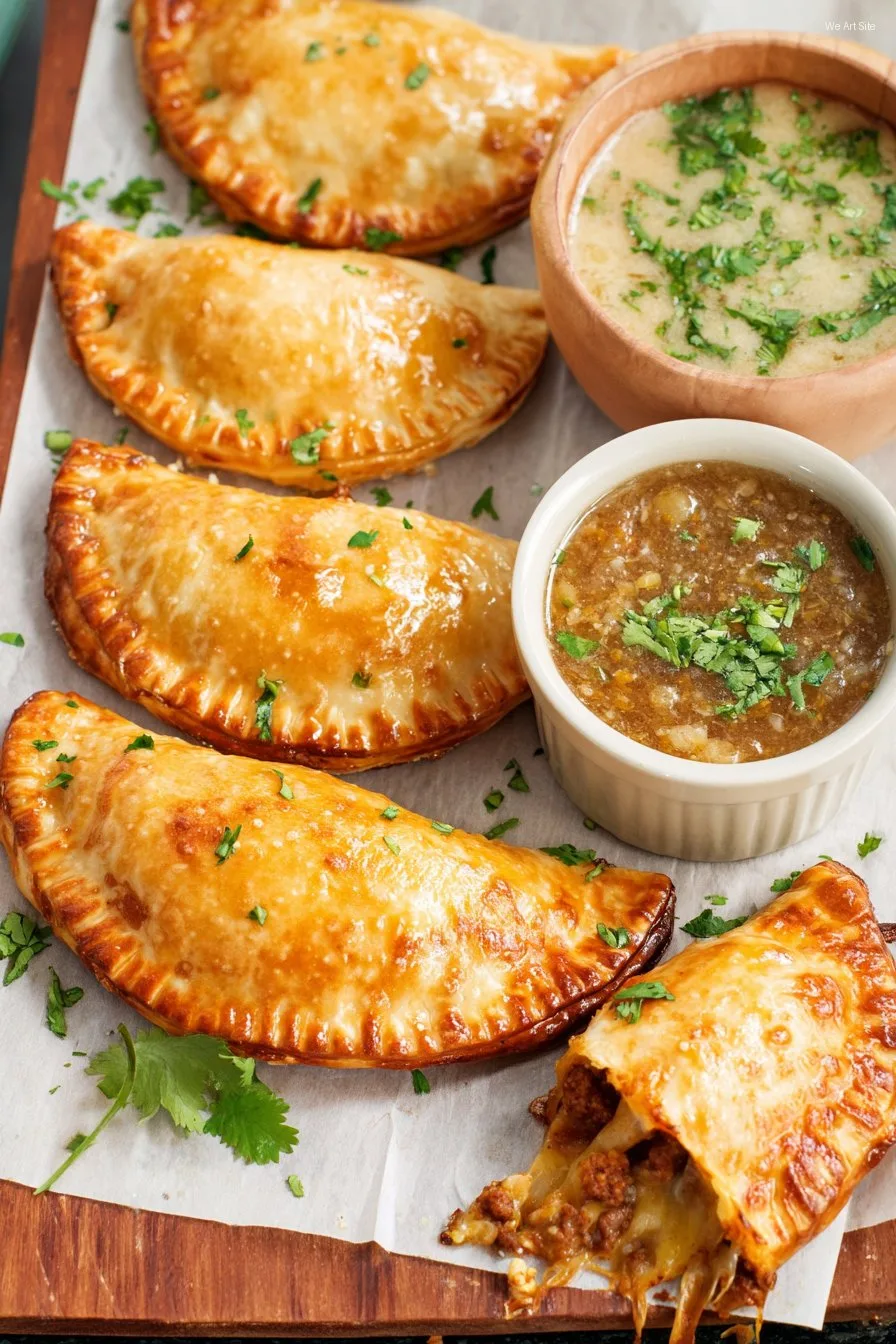 Queso Fundido Con Chorizo Empanadas