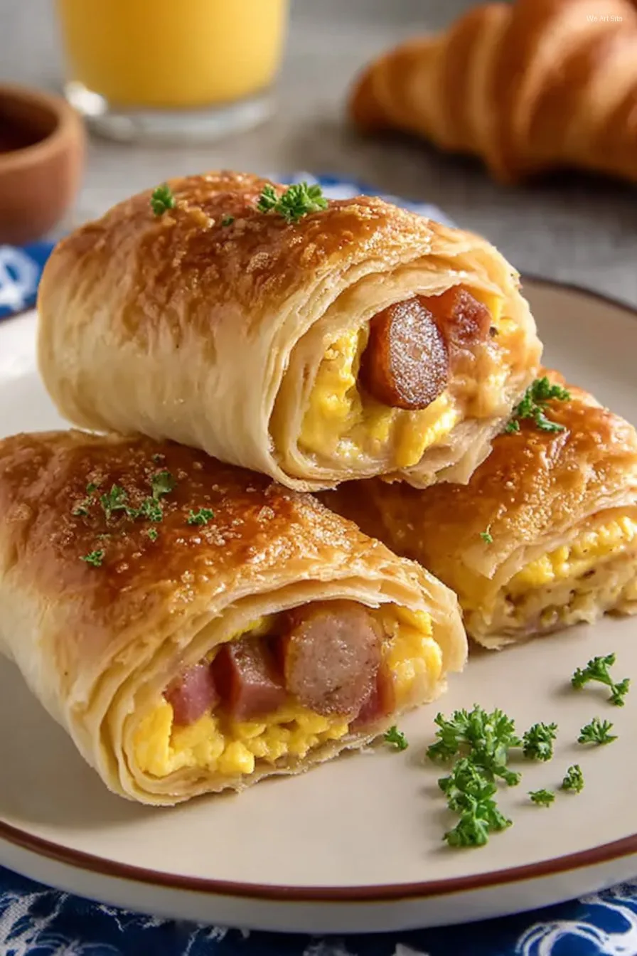 Sausage Egg Breakfast Roll-Ups