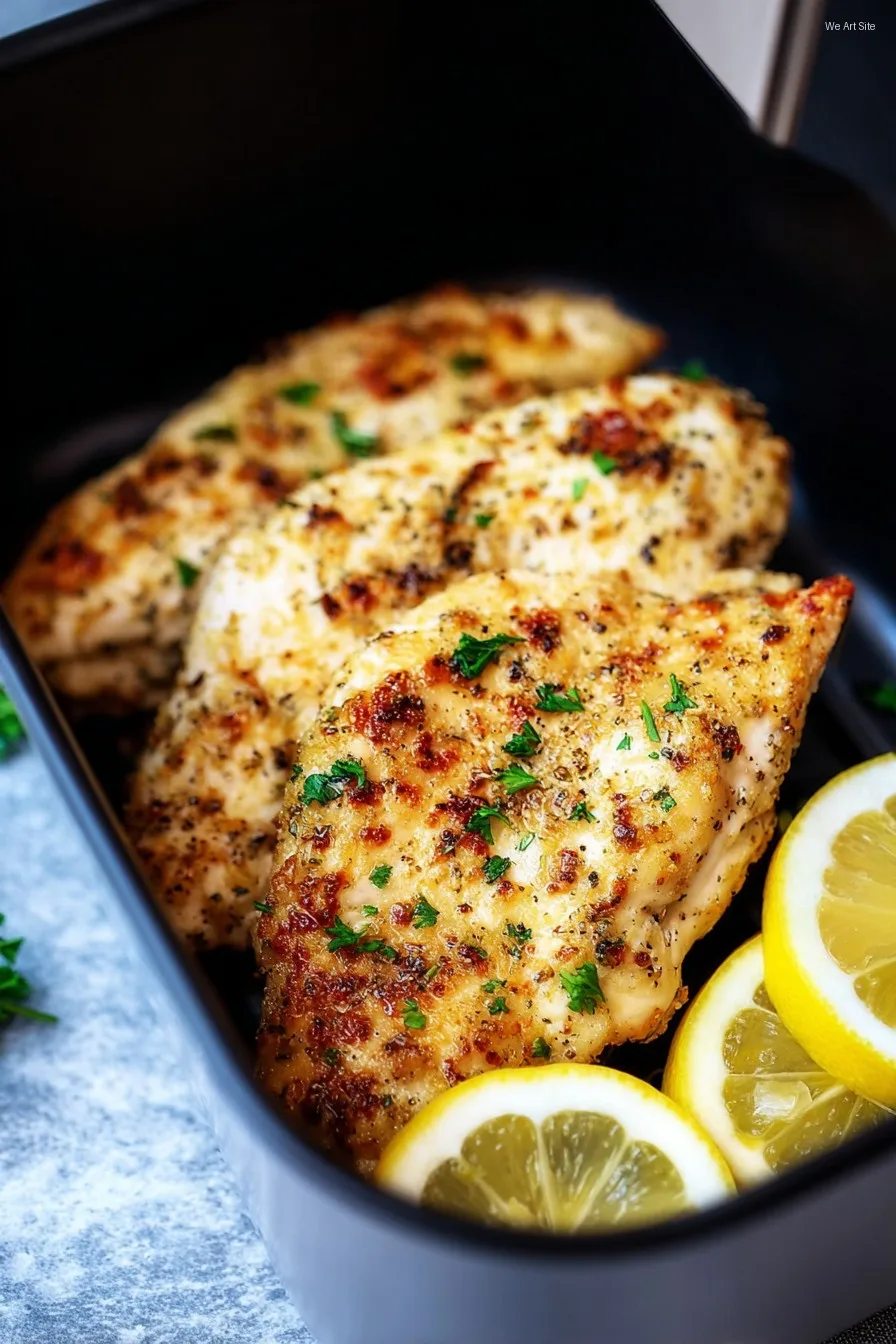Air Fryer Garlic Parmesan Chicken