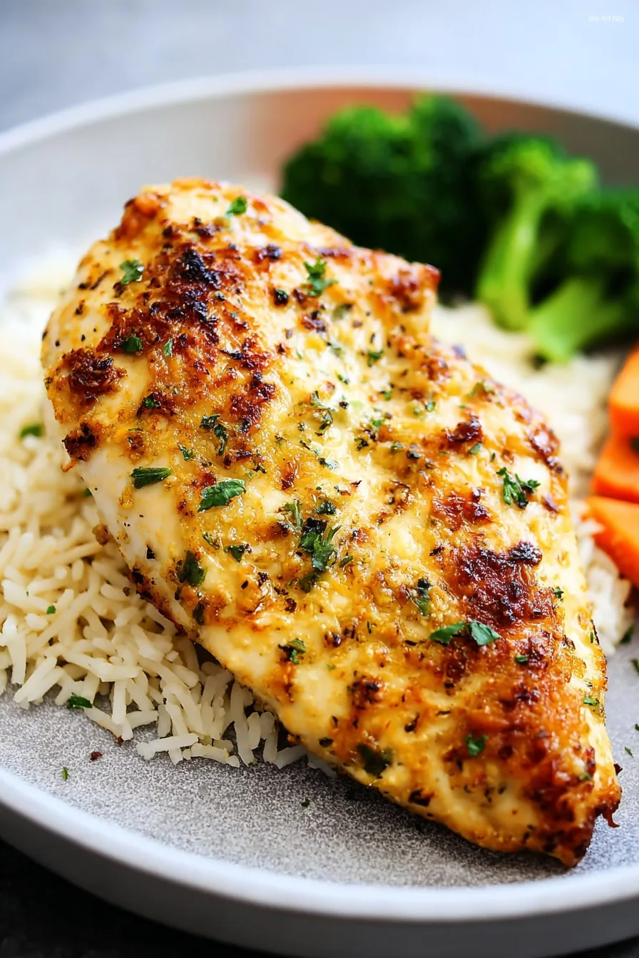 Air Fryer Garlic Parmesan Chicken