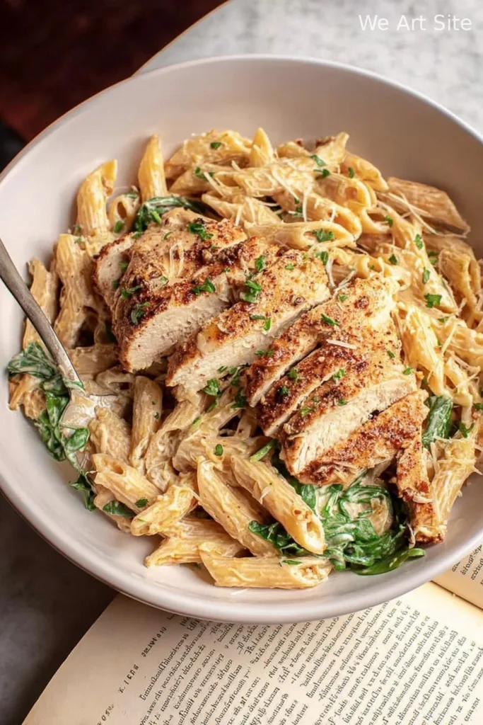 Creamy Garlic Parmesan Chicken Pasta