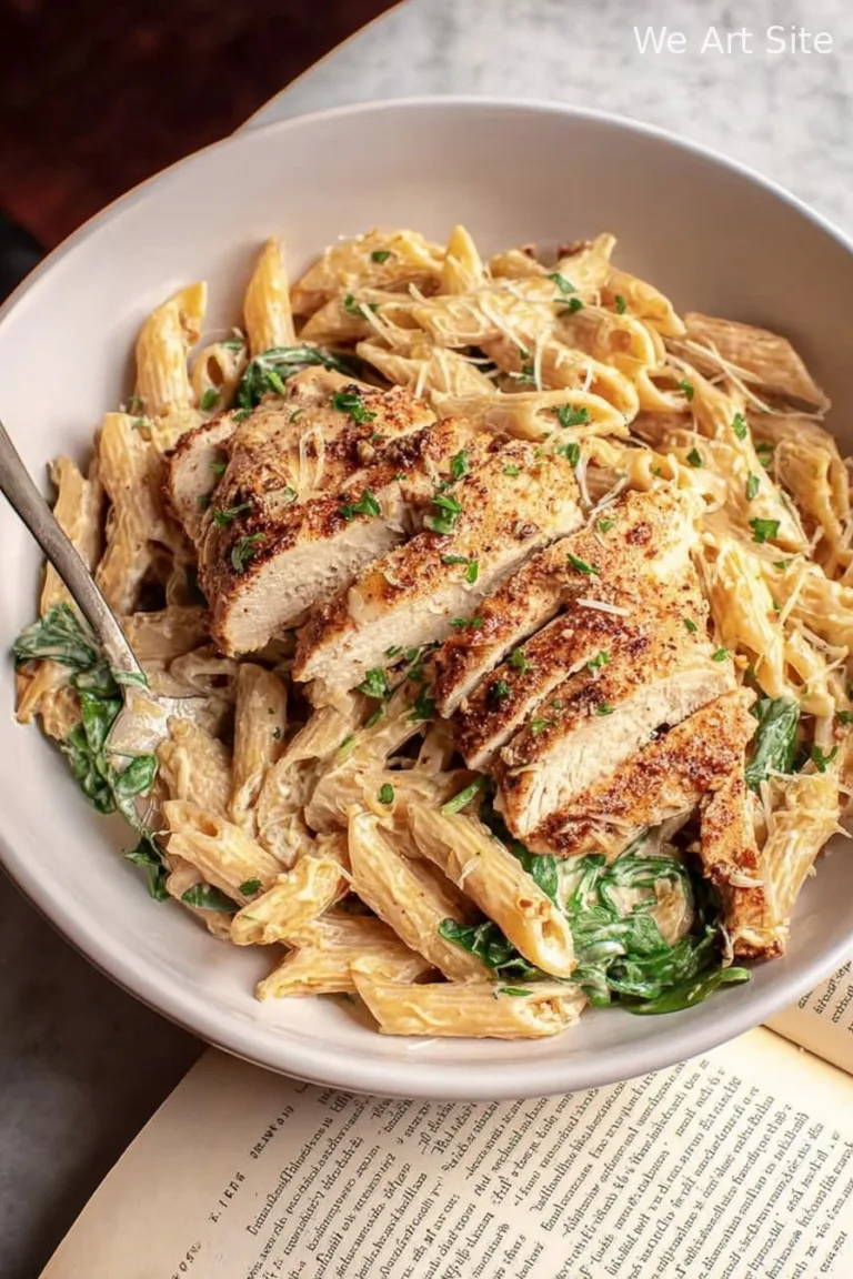 Creamy Garlic Parmesan Chicken Pasta