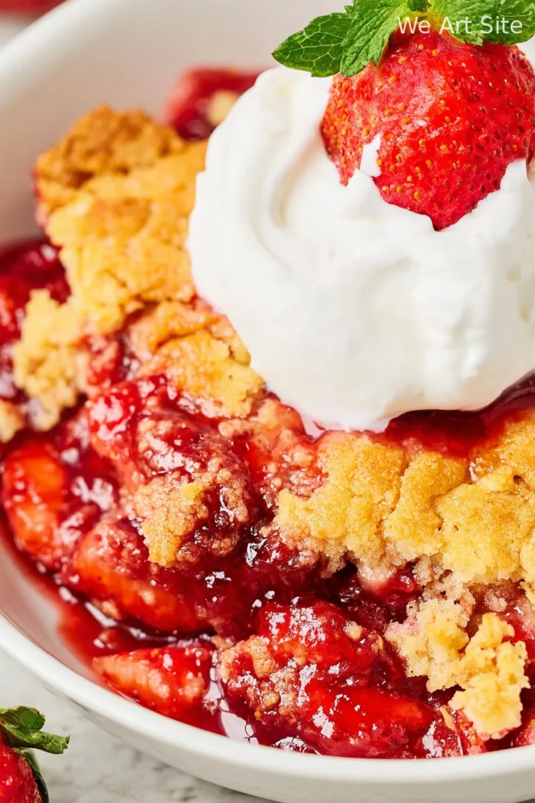 Easy Strawberry Dump Cake