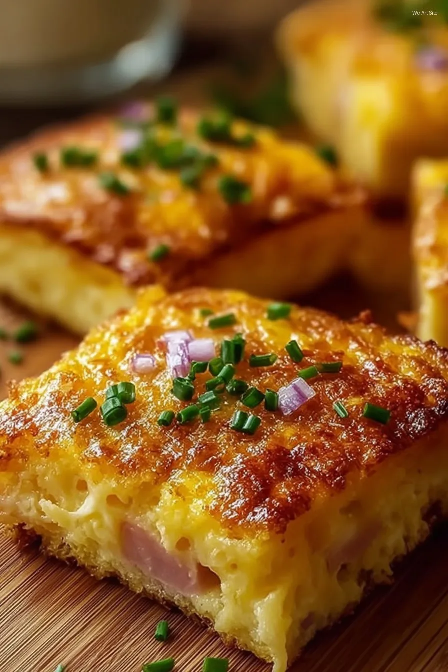 Hearty Ham and Cheese Breakfast Casserole Recipe