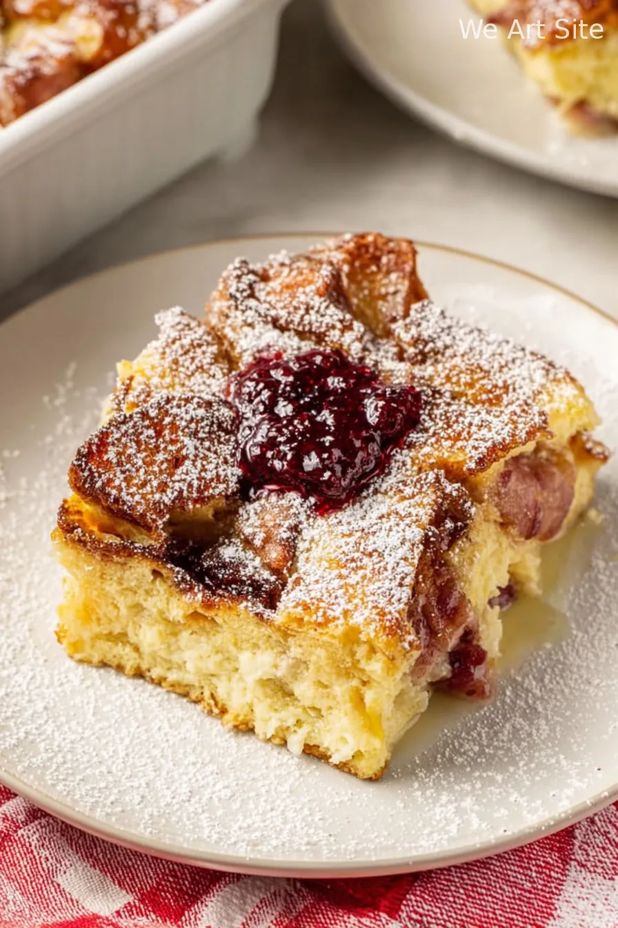 Monte Cristo French Toast Casserole