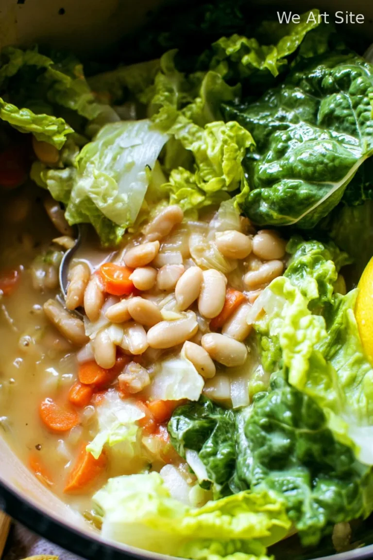 Nourishing White Bean and Lemon Soup