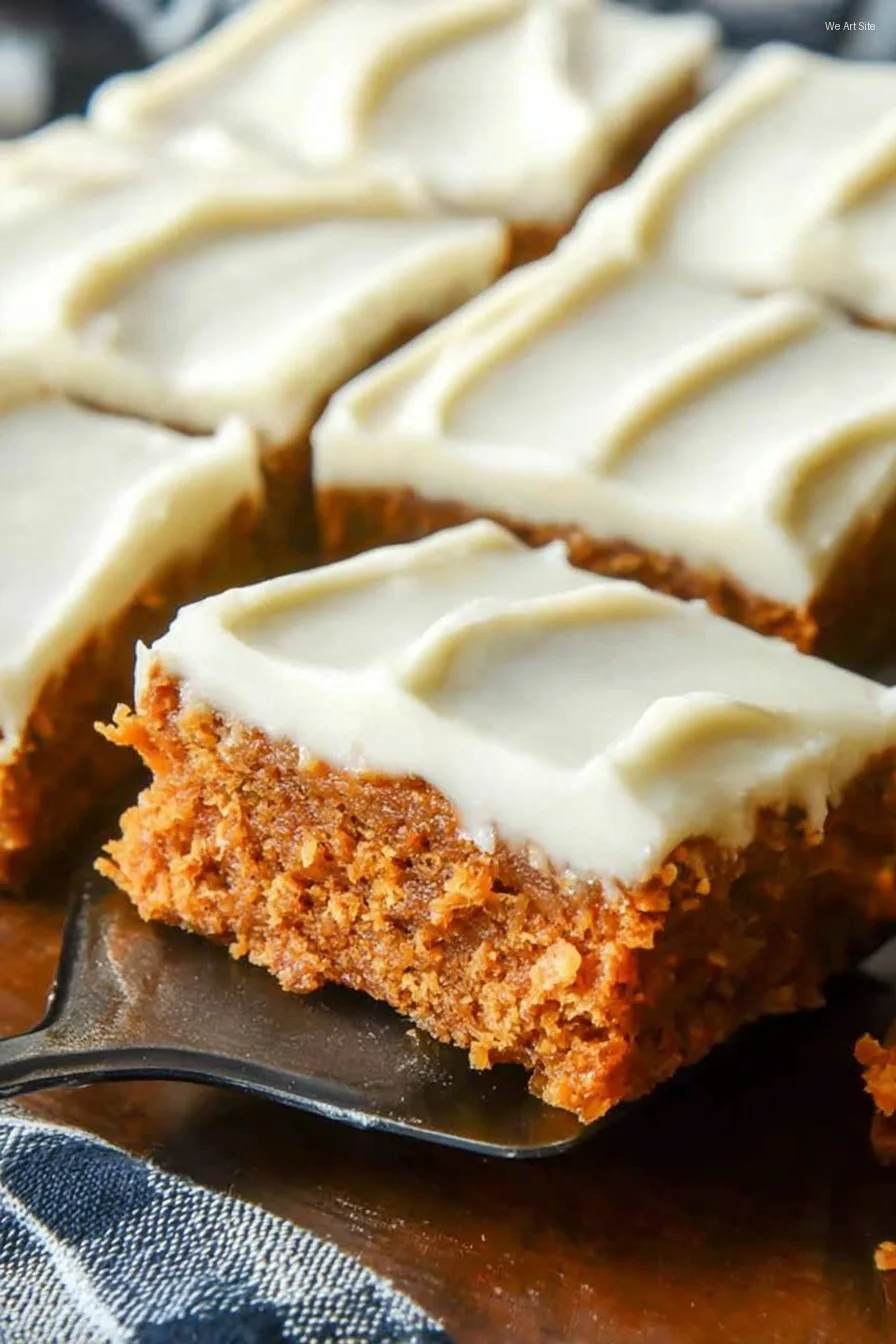 Pumpkin Bars with Cream Cheese Frosting