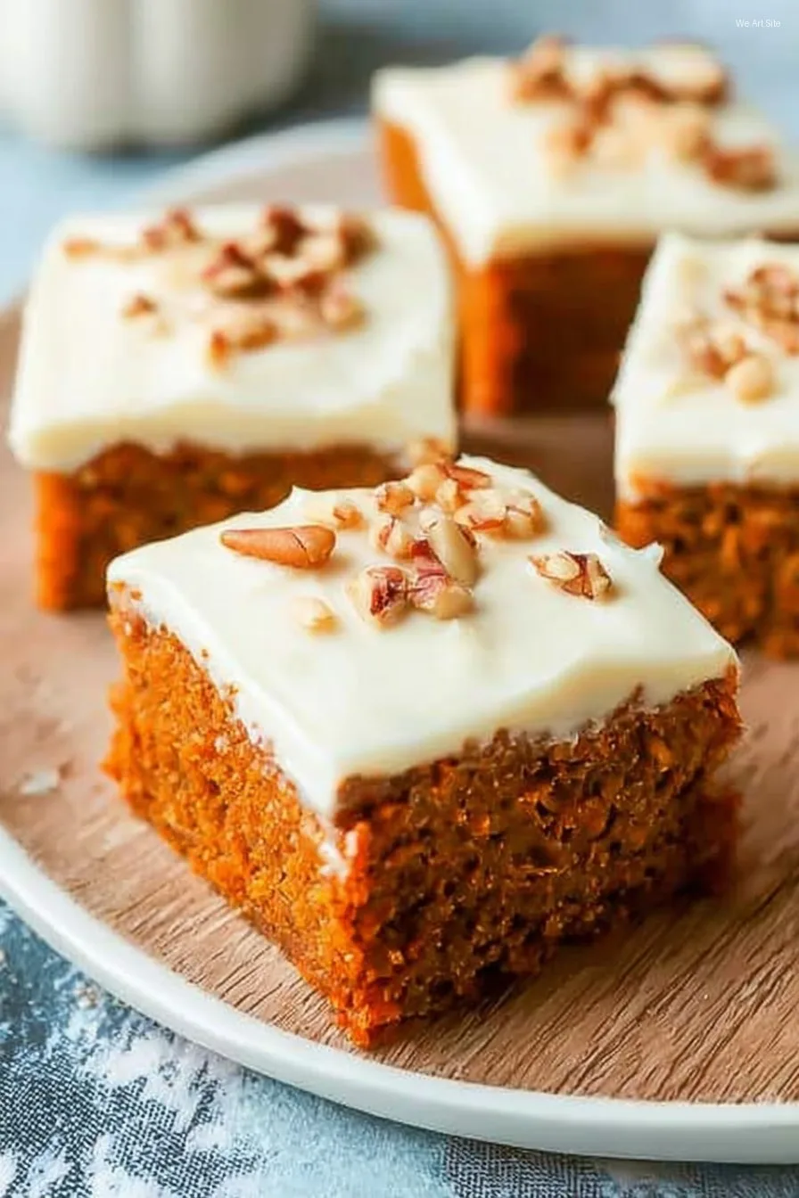 Pumpkin Bars with Cream Cheese Frosting