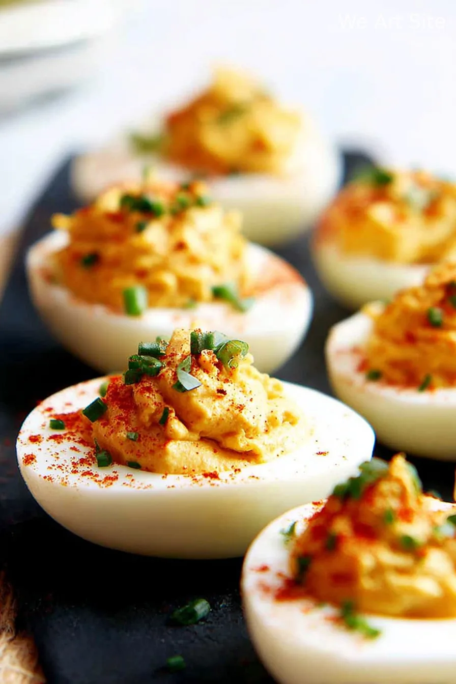 Spicy Deviled Eggs
