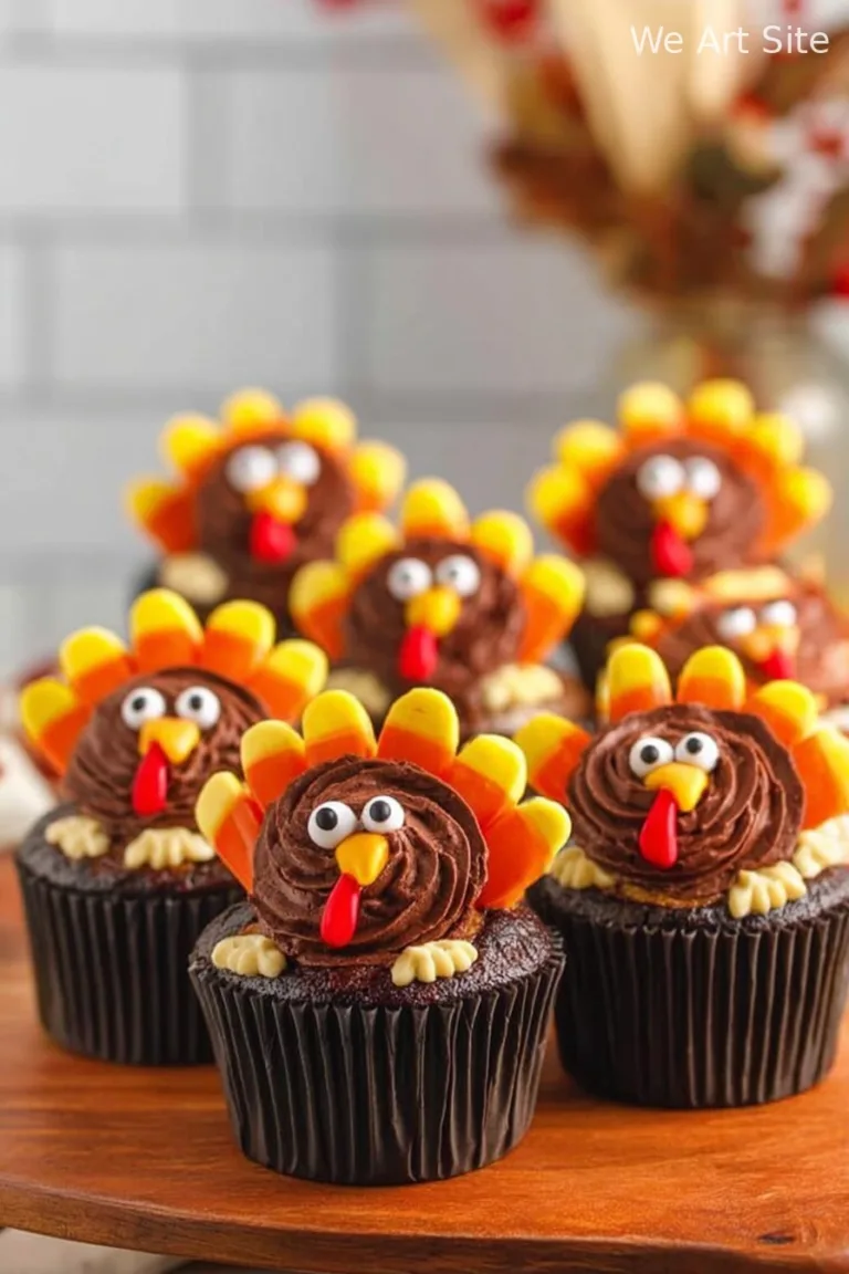 Turkey Cupcakes For Thanksgiving