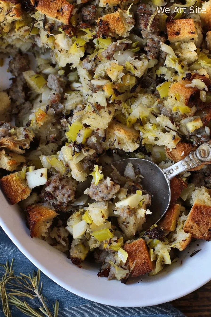 Apple Sausage Stuffing