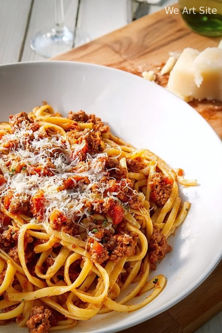 Beef Bolognese with Linguine
