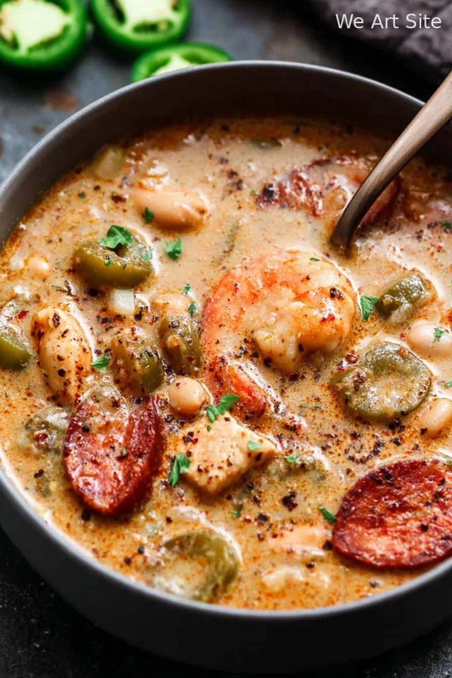 Cajun White Chicken Chili