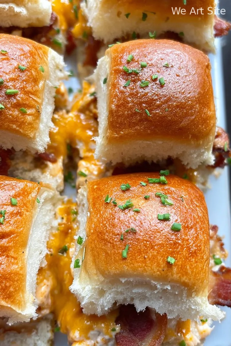 Chicken Bacon Ranch Sliders