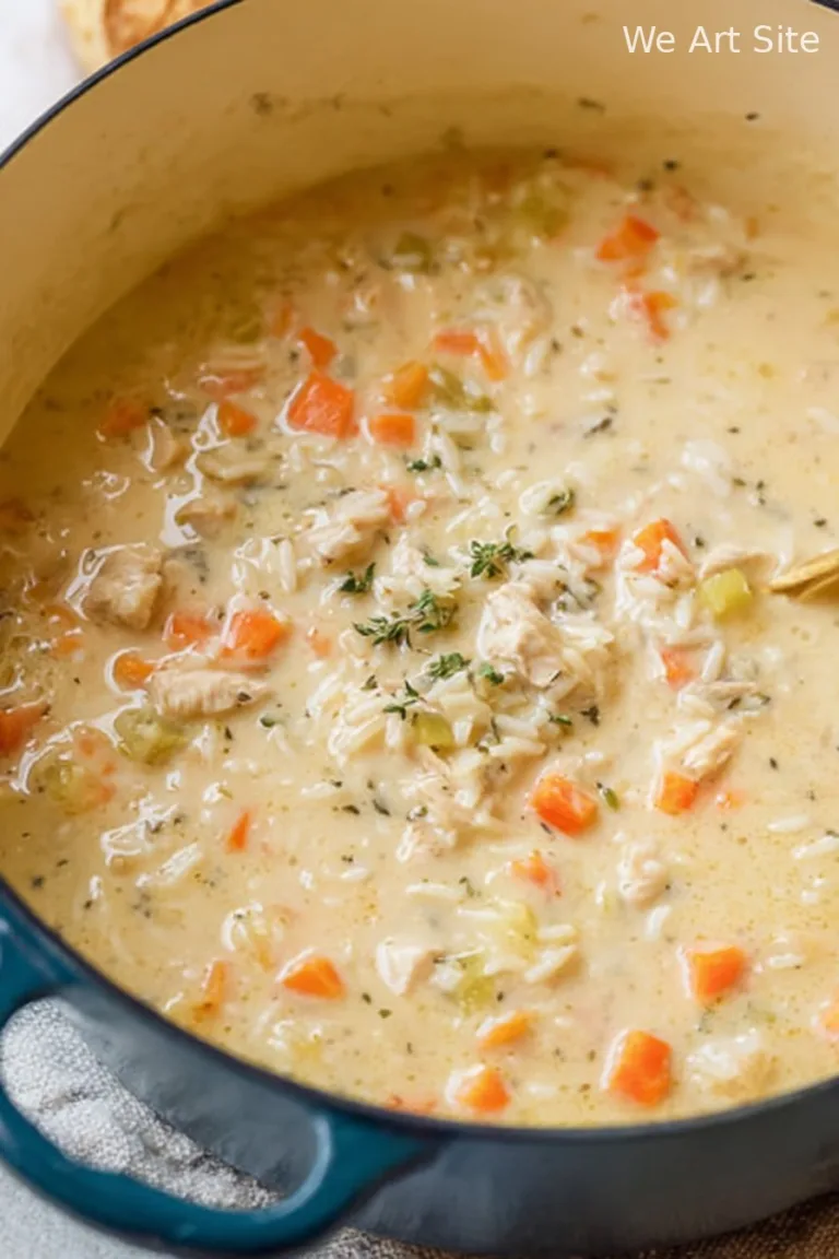 Creamy Chicken and Rice Soup