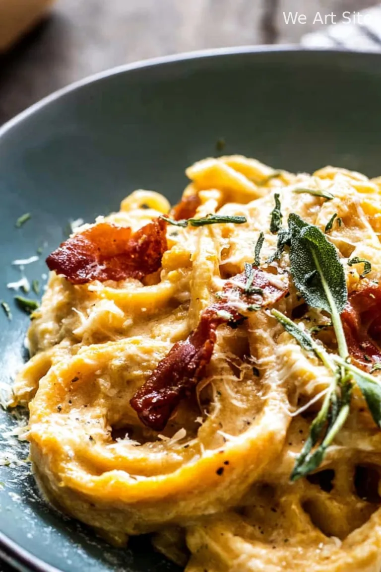 Creamy Roasted Garlic Butternut Squash Pasta