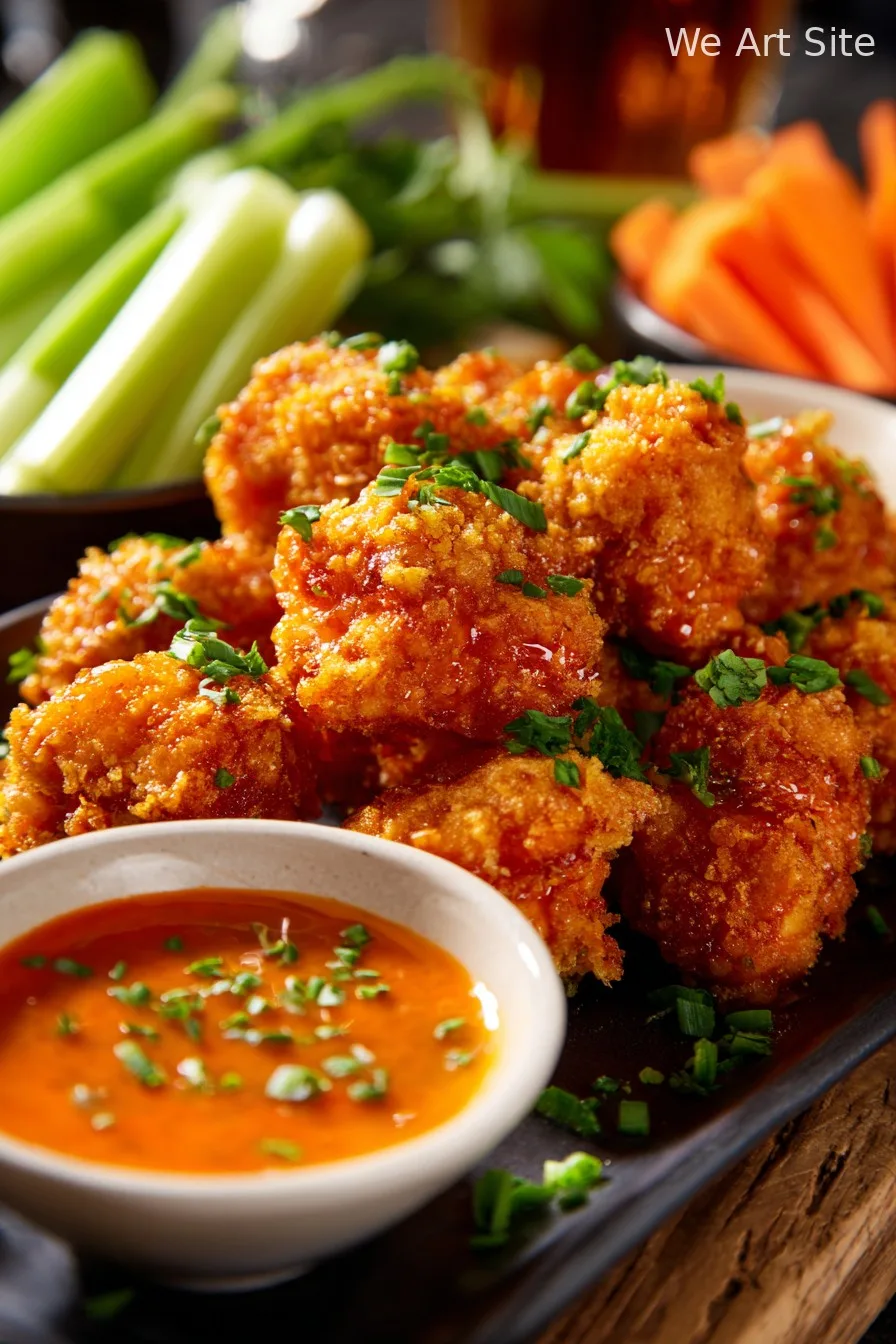 Crunchy Buffalo Chicken Bites