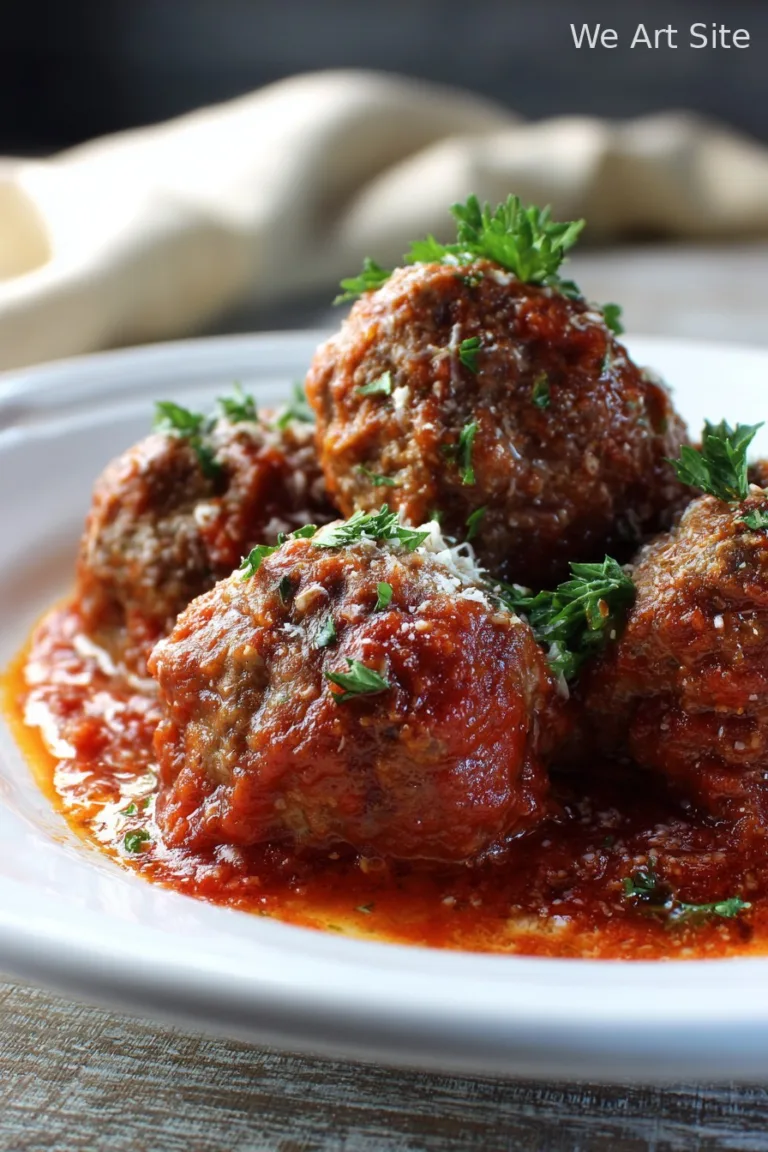 Easy Homemade Meatballs