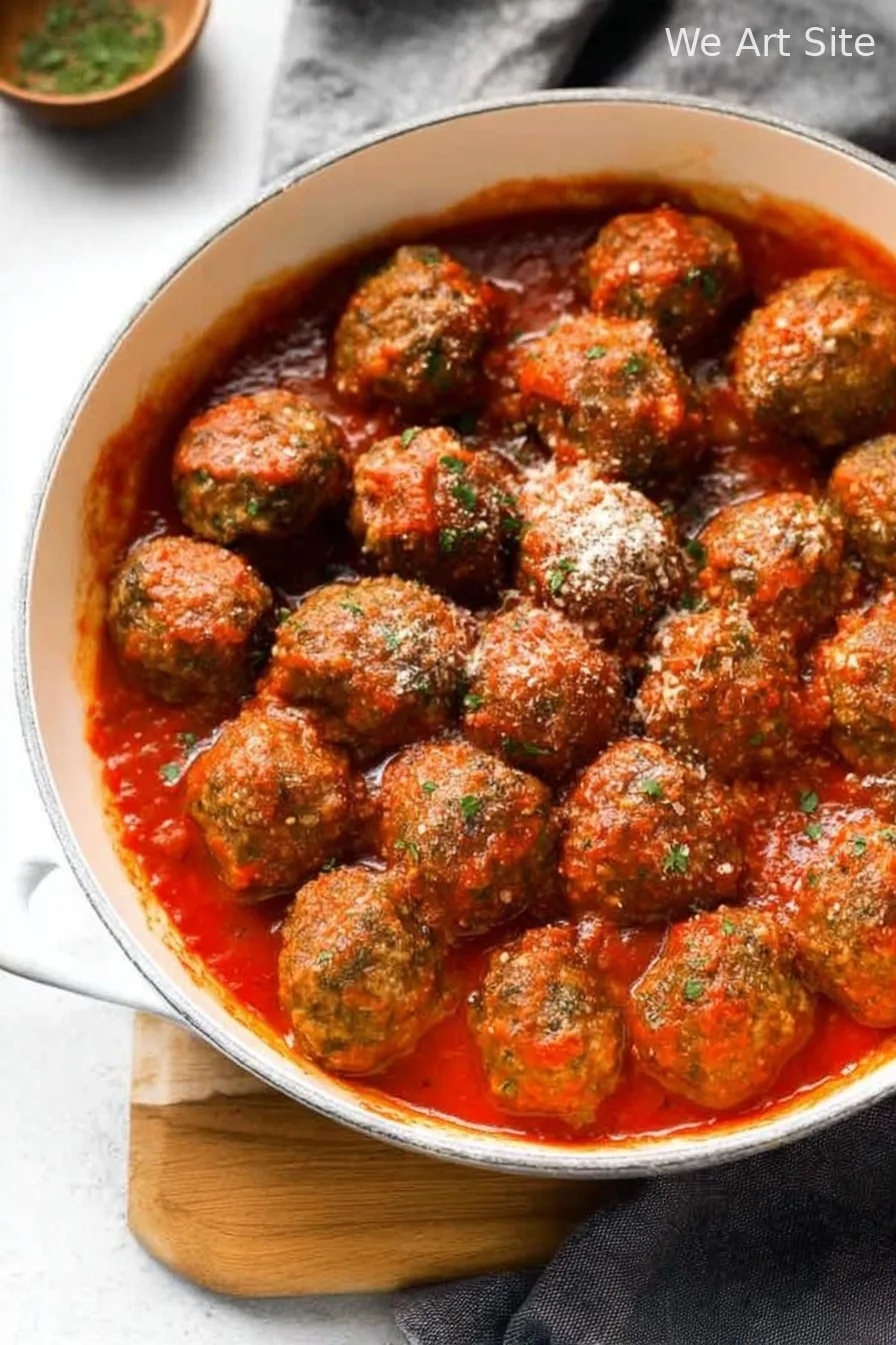 Easy Homemade Meatballs