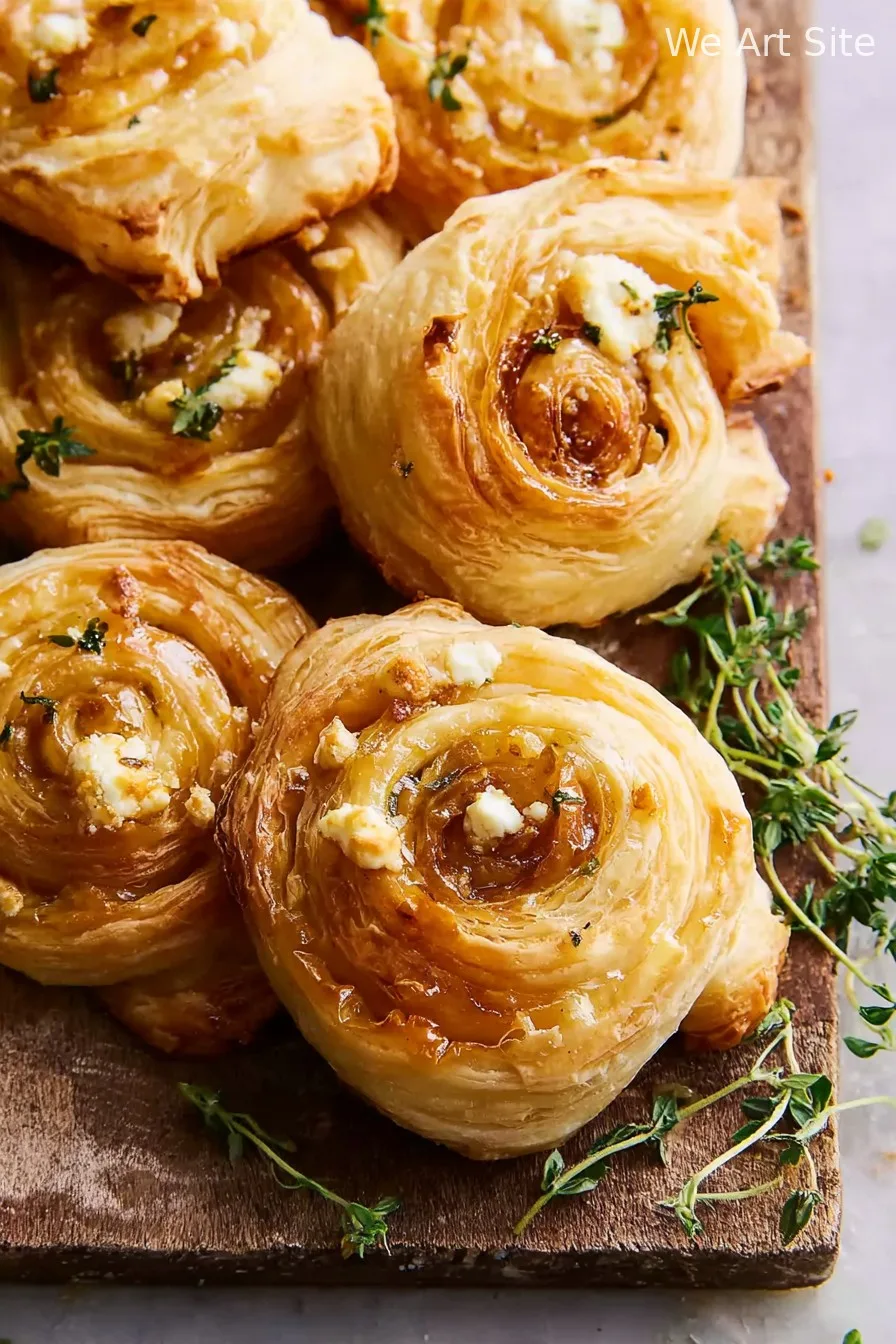 Fig & Goat Cheese Puff Pastry Roll