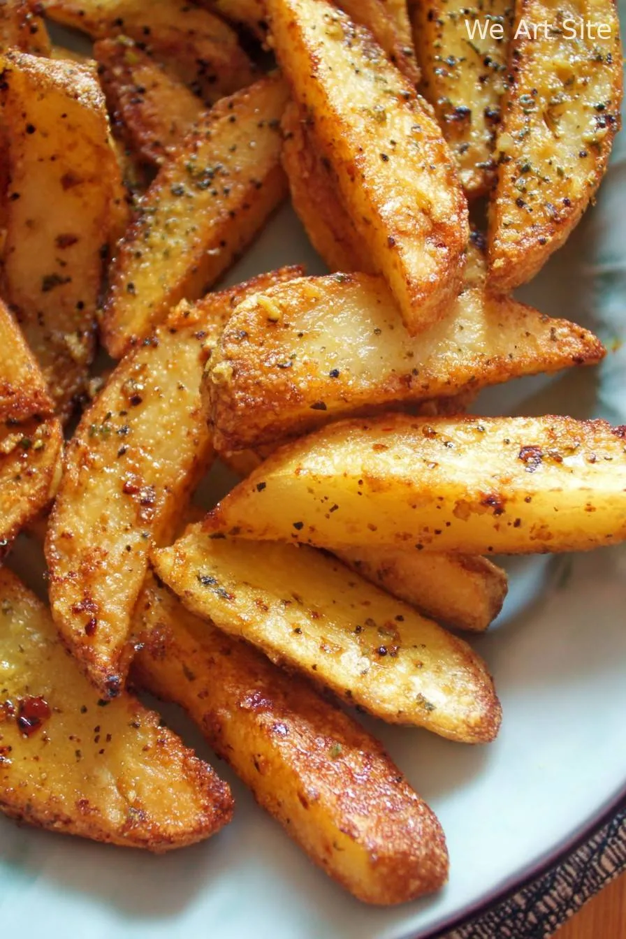 Garlicky Baked Fries